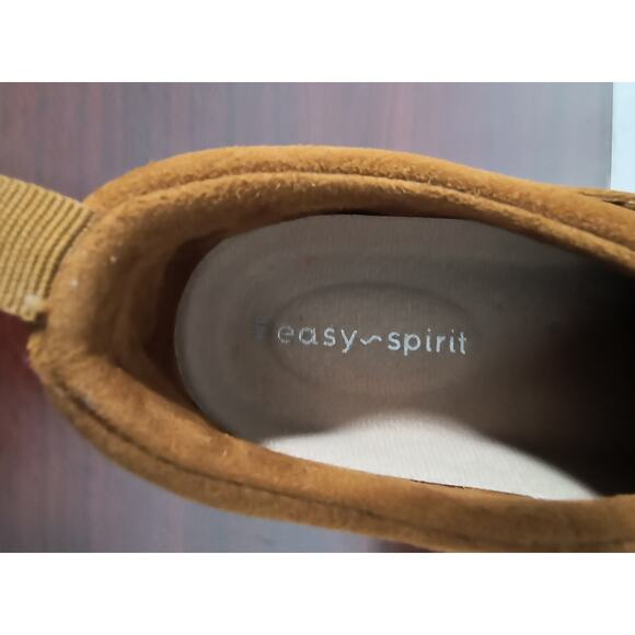 Easy Spirit Setrippe Shoes Women's Size 8M Brown Suede Leather Slip On Comfort - Picture 9 of 14